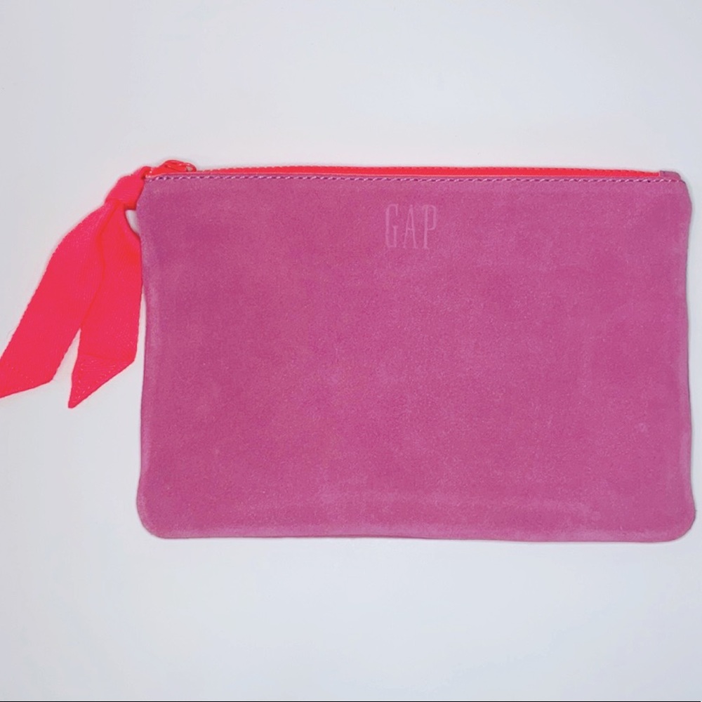 Gap Suede Zipper Pouch